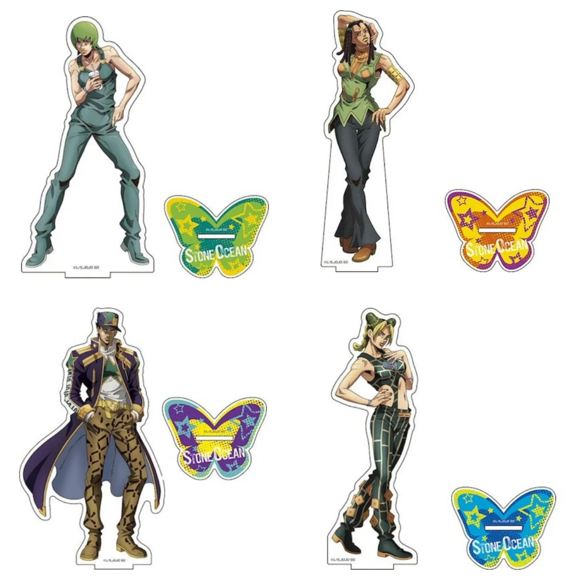 Hot 15CM Anime JoJo's Bizarre Adventure Figure Peripheral Collection Acrylic Stand Model Decorations Gifts Keychain Wholesale