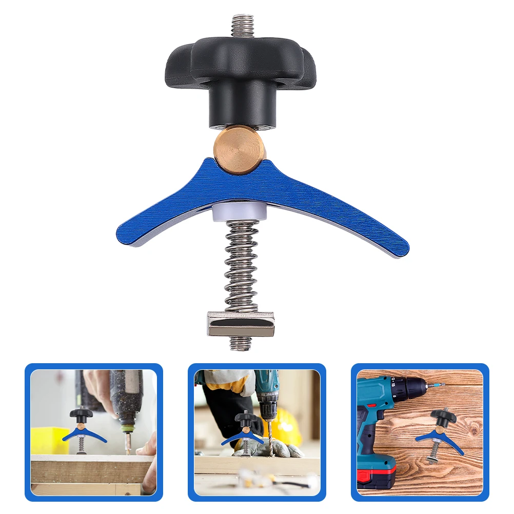 

2pcs Woodworking Clamps Set Heavy Duty T-Track Hold Down For Cnc T-Slot Fixtures Aluminum Panel Securing Kit Adjustable T-Bolts