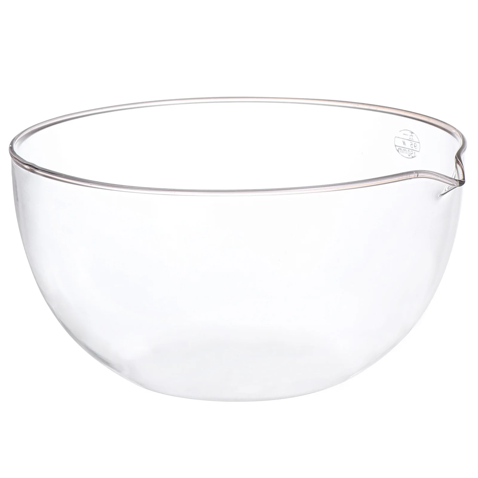 

Evaporation Dishes Glass Bowl with Pouring Spout Small Bowls Flat Plate Draining Plug Basin Labs Evaporating