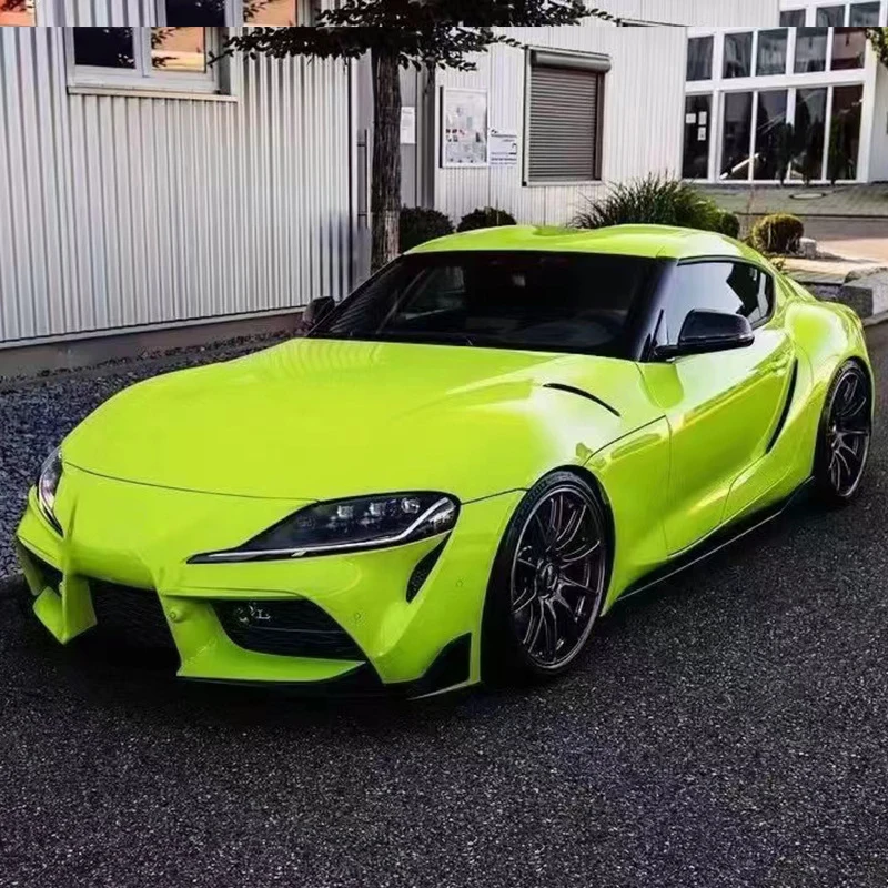 

PETColor, whole car wrap, desert yellow, coral orange color