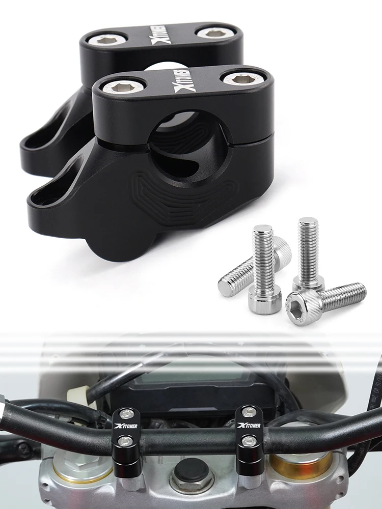 

Fit For ROYAL ENFIELD Hunter 350 Husqvarna TE400 250 510 SM 125 Motorbike 22mm 7/8" Handlebar Risers Extension Back Moved Riser