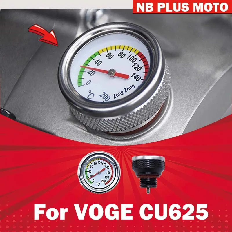 【Premium】For VOGE CU625water temperature gauge detects the temperature at all times, is simple and exquisite, retro and mechanic