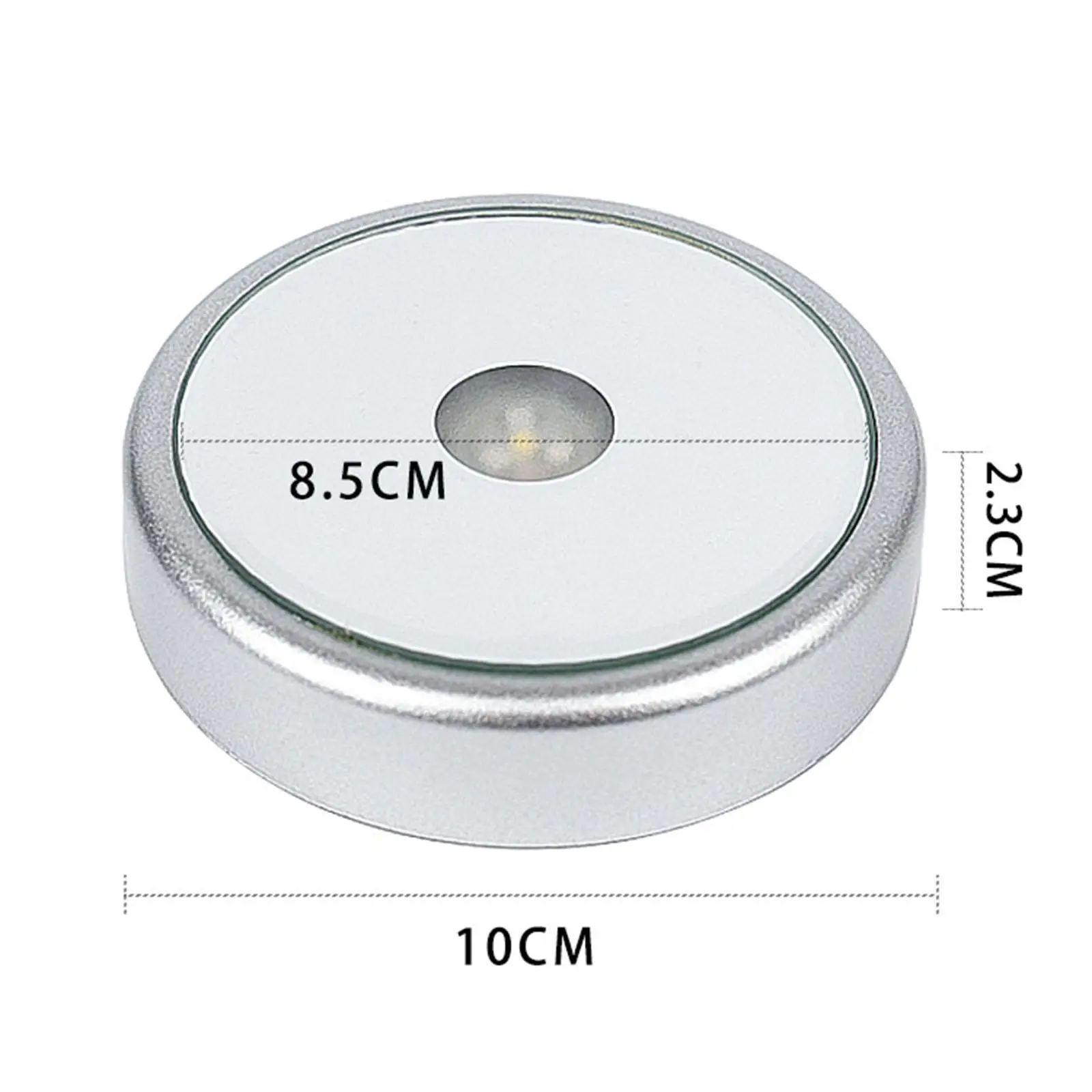 LED Display Stand Light Base USB Rechargeable Lighting Table Lamp Plastic Fixture for Home Living Room Acrylic Ornaments