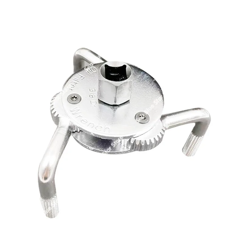 Round foot flat foot dual-purpose oil grid filter wrench, two-way three-claw filter wrench, tool