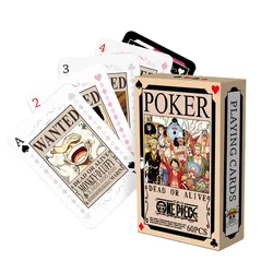 Anime Poker Toy ONE PIECE Game Cards Luffy Zoro Cosplay Hardcover Collection Gift