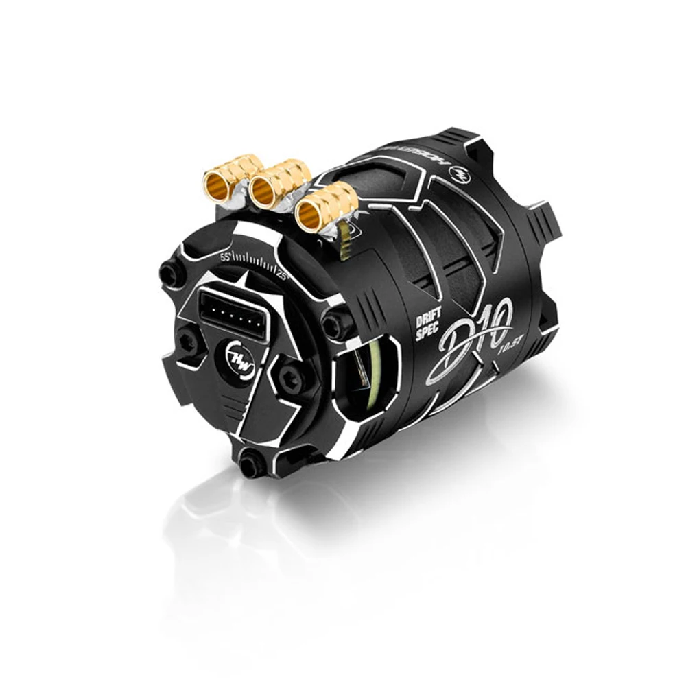 HobbyWing XeRun D10 محرك مستشعر بدون فرشاة 10.5T(4600KV) 13.5T(2900KV) 2S Lipo 1:10 RC سيارة خفيفة الوزن لسيارة الانجراف RC 1/10