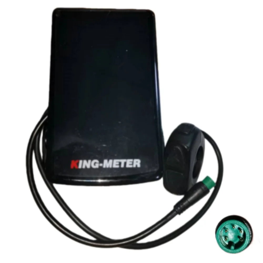 

Nulkomma King-Meter K5274 LCD Display Meter 24/36/48V Ebike Conversion Kit 5-pin Connector Electric Bicycle Speed Control Panel