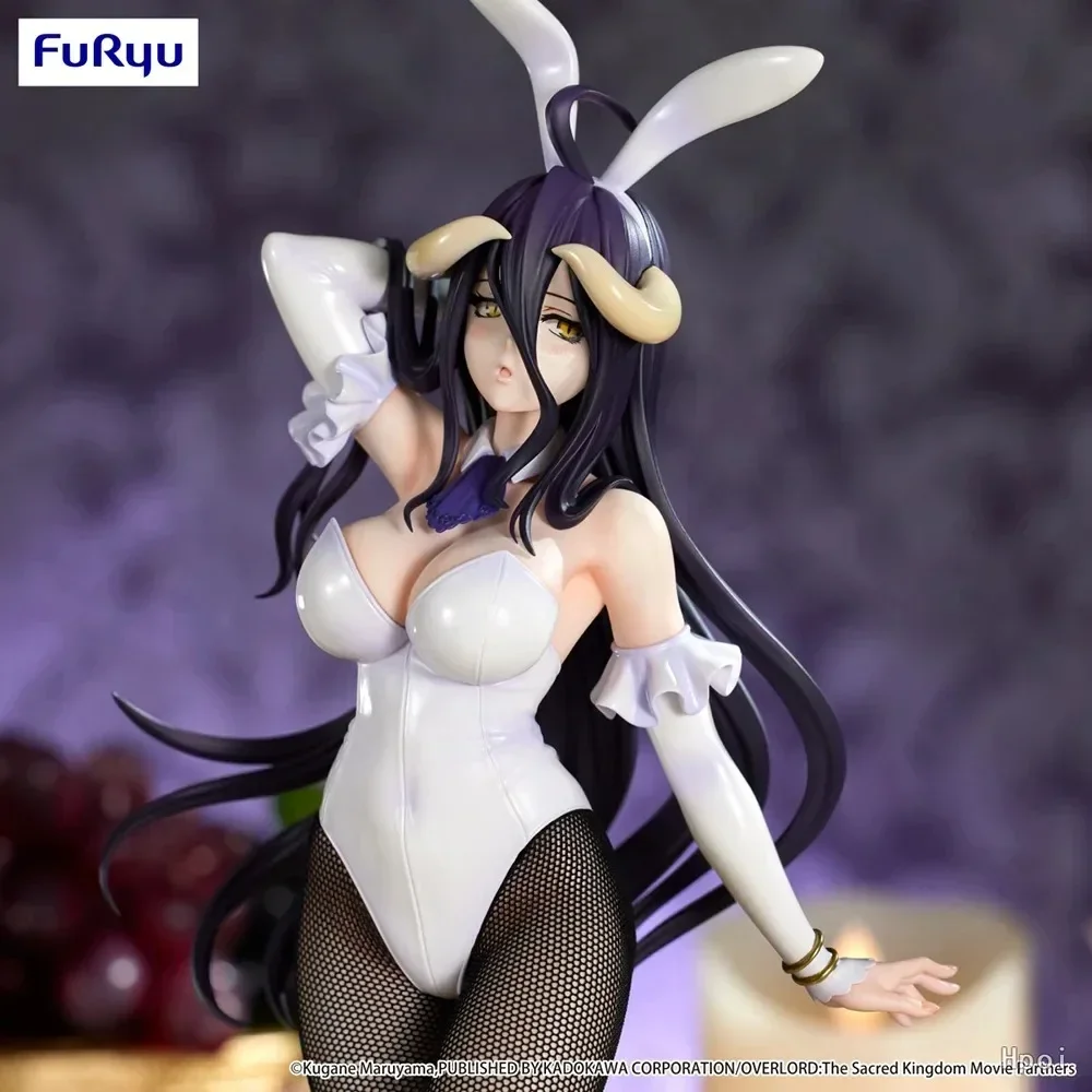 Originale FuRyu Bicute Bunnies Overlord Albedo 30Cm Genuino Azione Anime Figura Modello In Pvc Da Collezione Giocattoli Regalo Del Bambino In magazzino