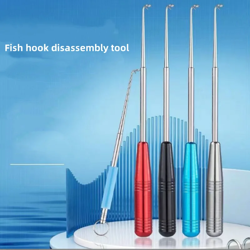 

ISURE MARINE 4-Piece Multifunctional Large Unhooking Device With Magnetic Extension Fishing Hook Disassembly Tool