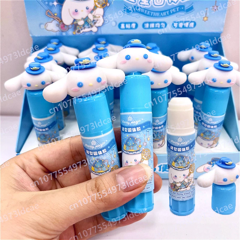 

New Cartoon Cinnamorolls Solid Glue Creative Modeling High Stick Quick Drying Solid Glue Stick Students DIY Handmade Supplies