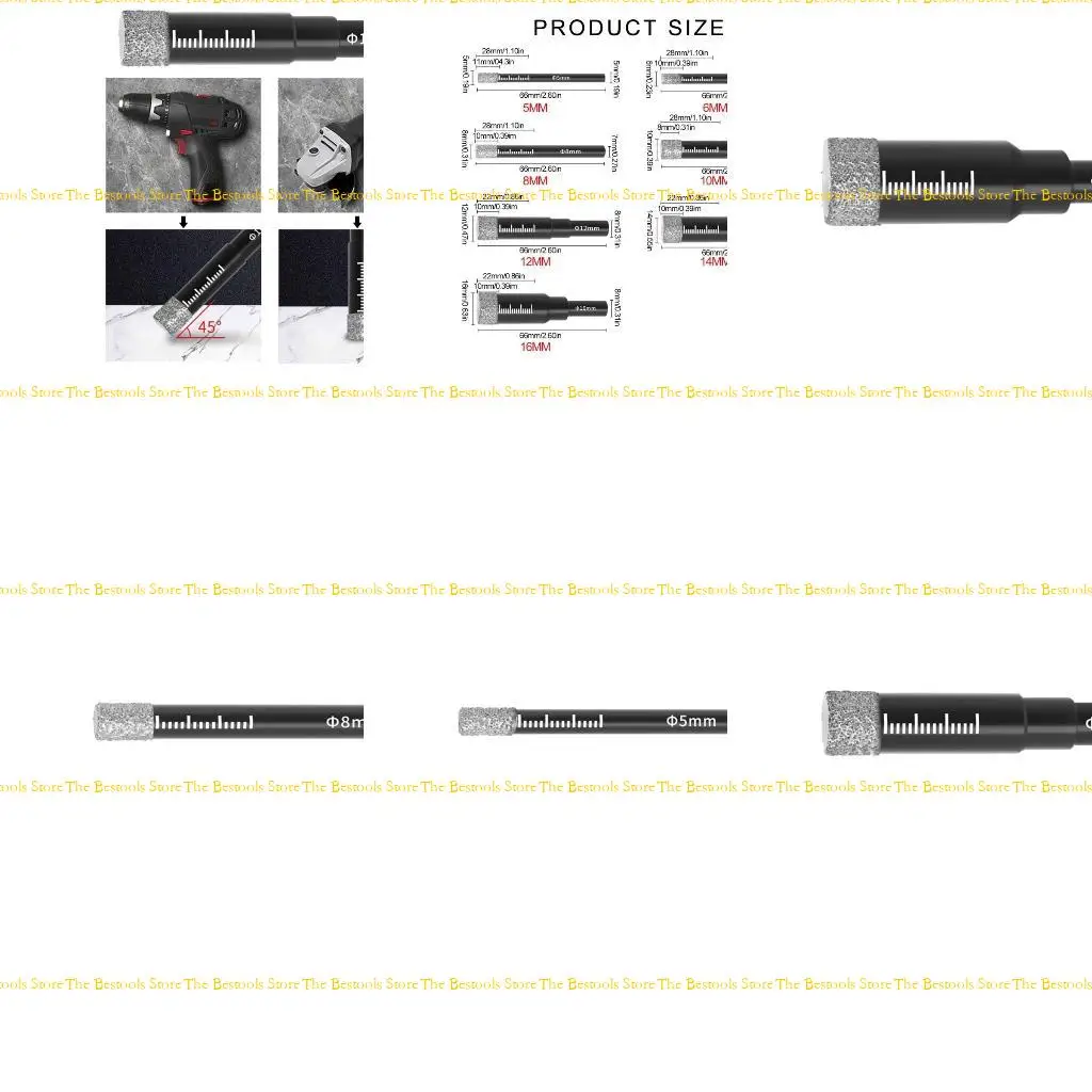 

12pf точные бриллианты сверло бит с бриллиантами Diamonds Bit Bit Bit Cutter