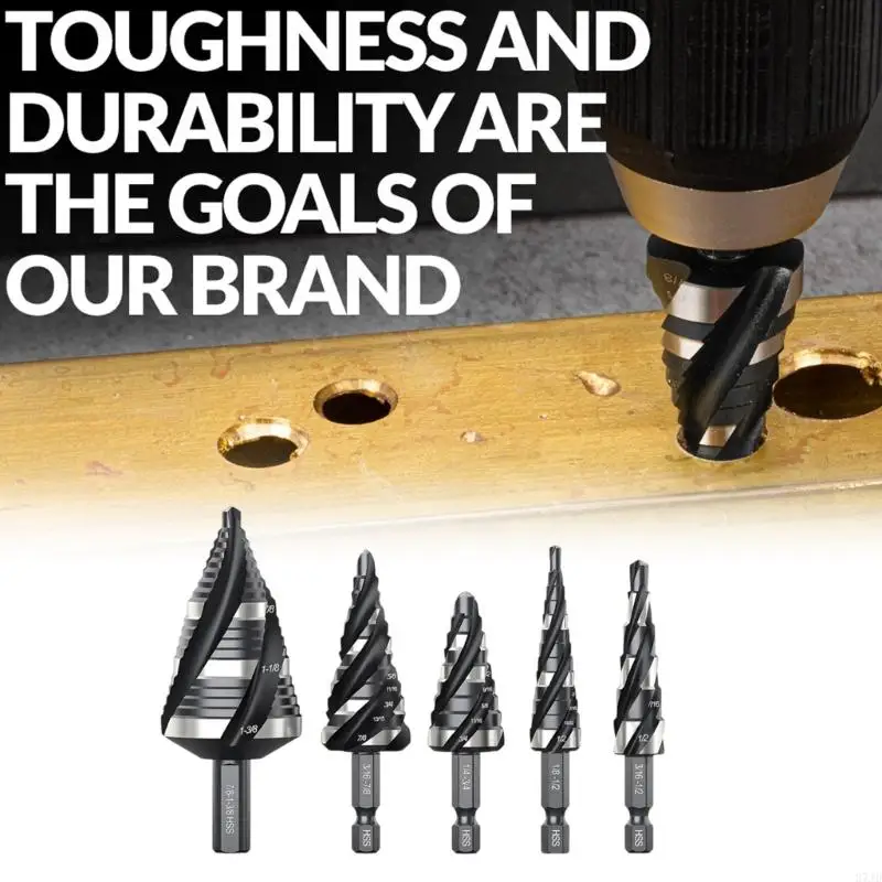 

Durable Carbon Steel Countersink Drill Bit Set For Wood Metal And Plastic Featuring Effective Cutting 37JD