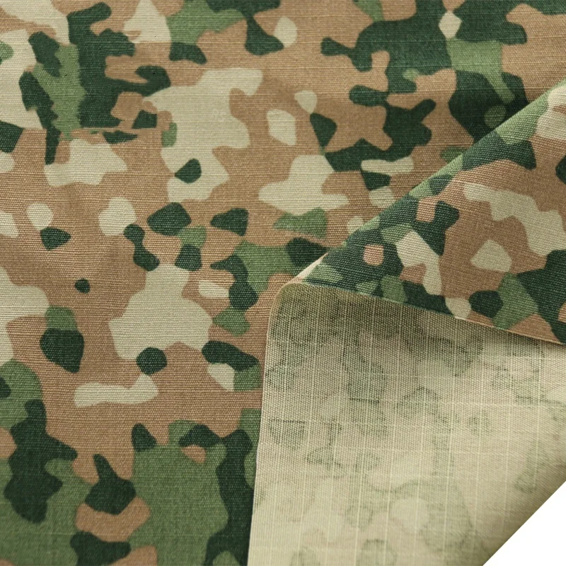 Nylon Cotton Dutch NFP Multitone Camouflage Fabric Rip Stop Cloth Tactical Uniform DIY