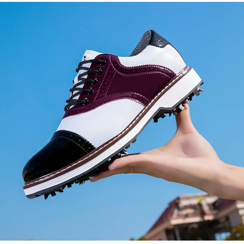 2026 Neue Professionelle Herren-Golfschuhe mit Spikes Wasserdicht Atmungsaktiv Rutschfest Bequeme Outdoor-Sport-Golf-Sneaker – Detail 23
