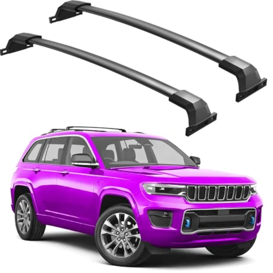 

Roof Rack Cross Bars 202-2026 Grand Cherokee L 3-Row and 2022 2023 2024 2025 2026 Grand Cherokee WL 2-RowAll-Metal Aluminum Cro