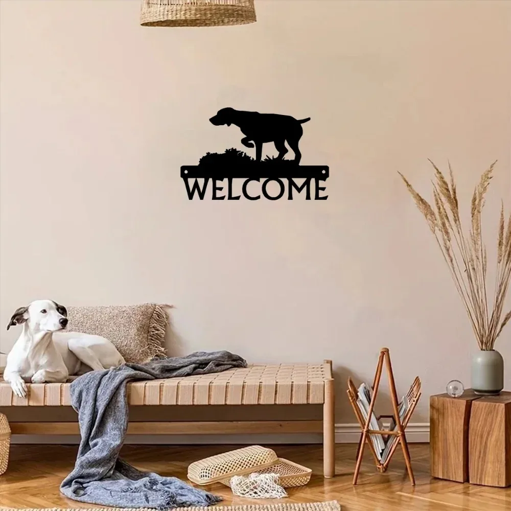 German Shorthaired Pointer Aluminum Wall Art, Metal Dog Decor Sign for Home, GSP Gift view 5