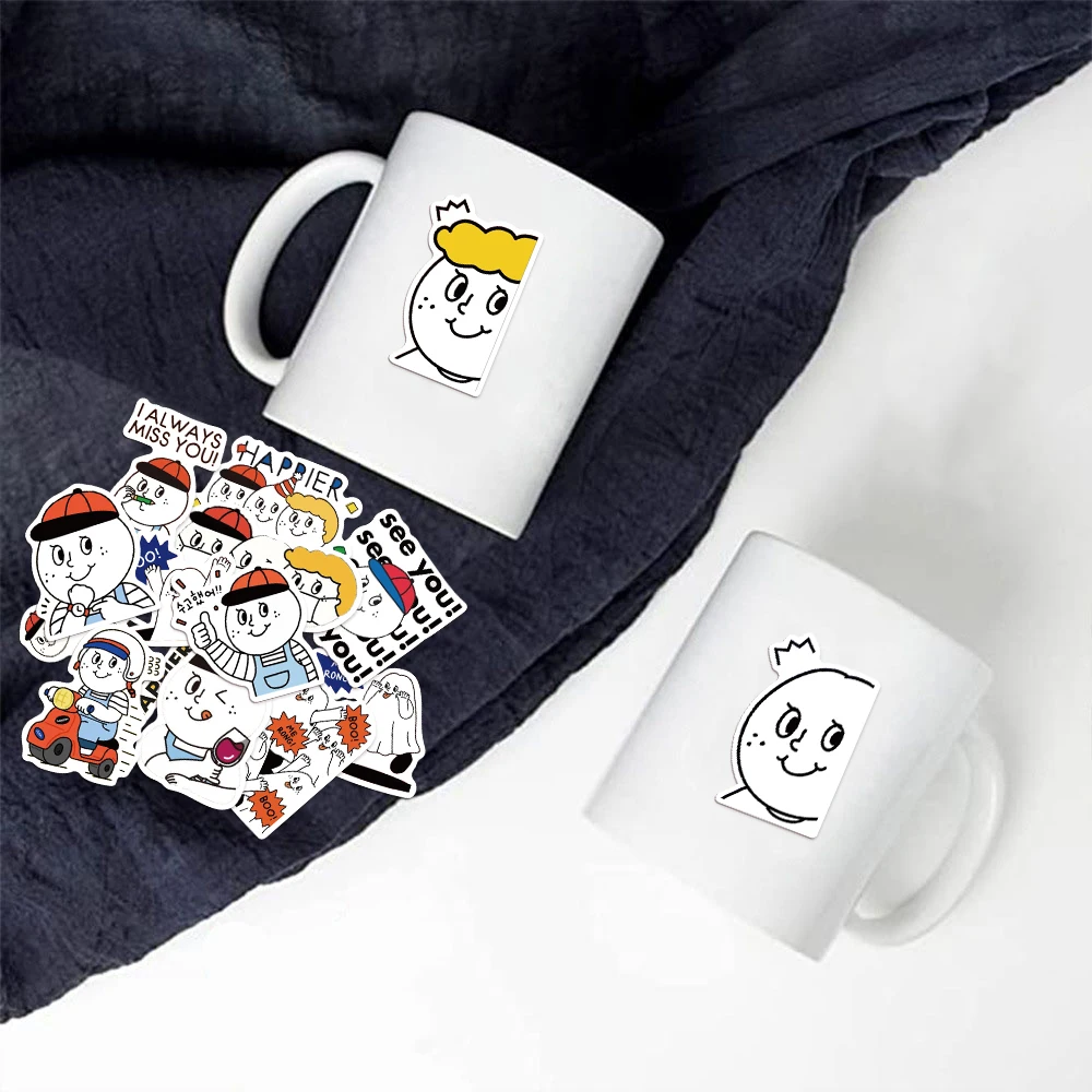 50PCSOhloly Day - Graffiti Sticker Decoration Phone Case Desktop Notebook Water Cup Outdoor Decoration Waterproof Sticker