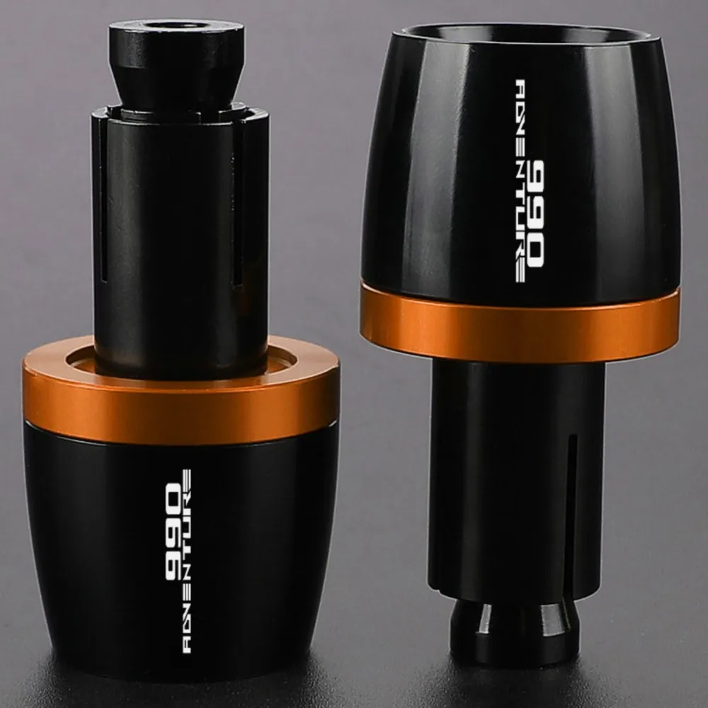 

For 990ADVENTURE 990 ADVENTURE 990ADV 990 ADV 2009 Handlebar Grips Bar End Sliders Aluminum CNC Handle Bars Grip Cap Plug Slider
