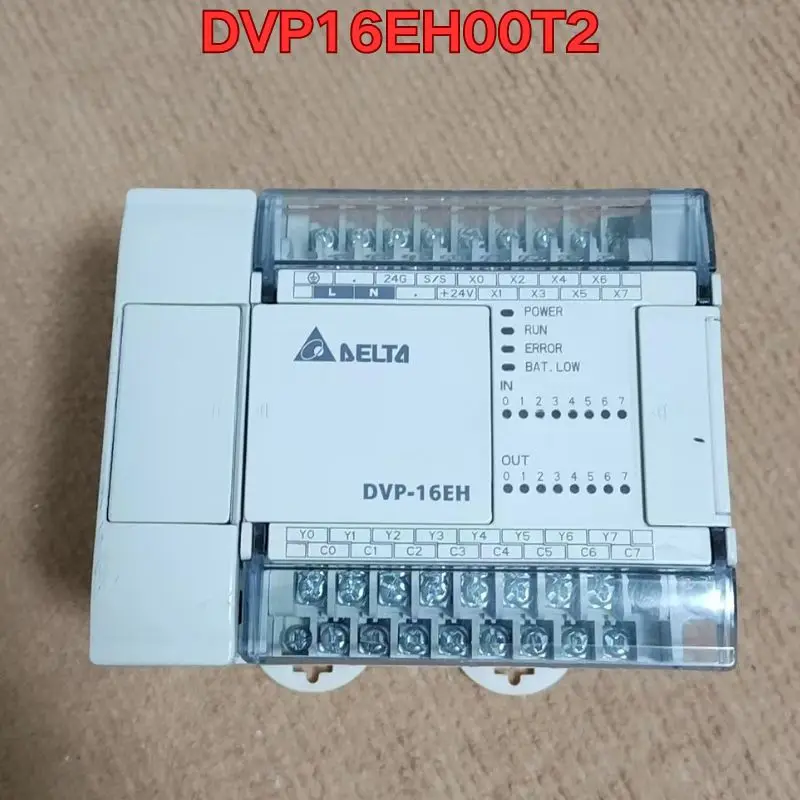 

Second-hand PLC module DVP16EH00T2 function test is normal