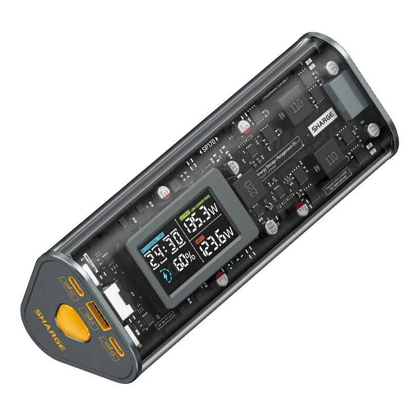 The new model can be used on the plane, and the flash electrode 170W prism 24000mAh power bank can be used.