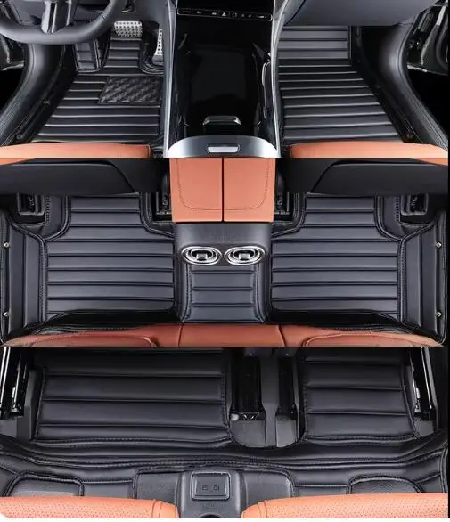 

Custom special car floor mats for Nissan X-trail T33 7 seats 2026-2022 High quality durable waterproof carpets for Xtrail 2024