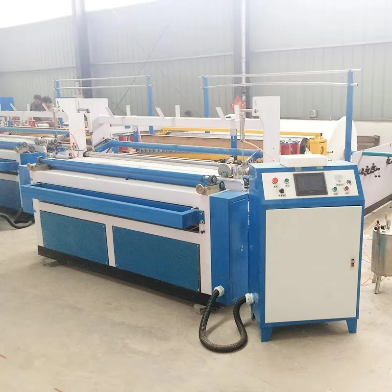Customized Henan Fully Automatic Toilet Paper Rewinding Machine Price