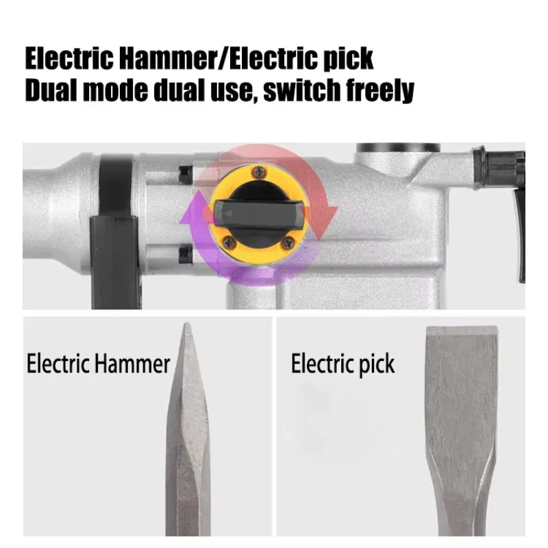 Martello rotante senza fili Avvitatore a percussione Batteria Utensile elettrico Kit trapano Martello rotante elettrico