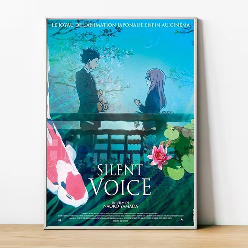 

Posters for Wall Decoration Painting on Canvas A Silent Voice Room Decor Decorative Paintings Home Decorations Anime Poster Art