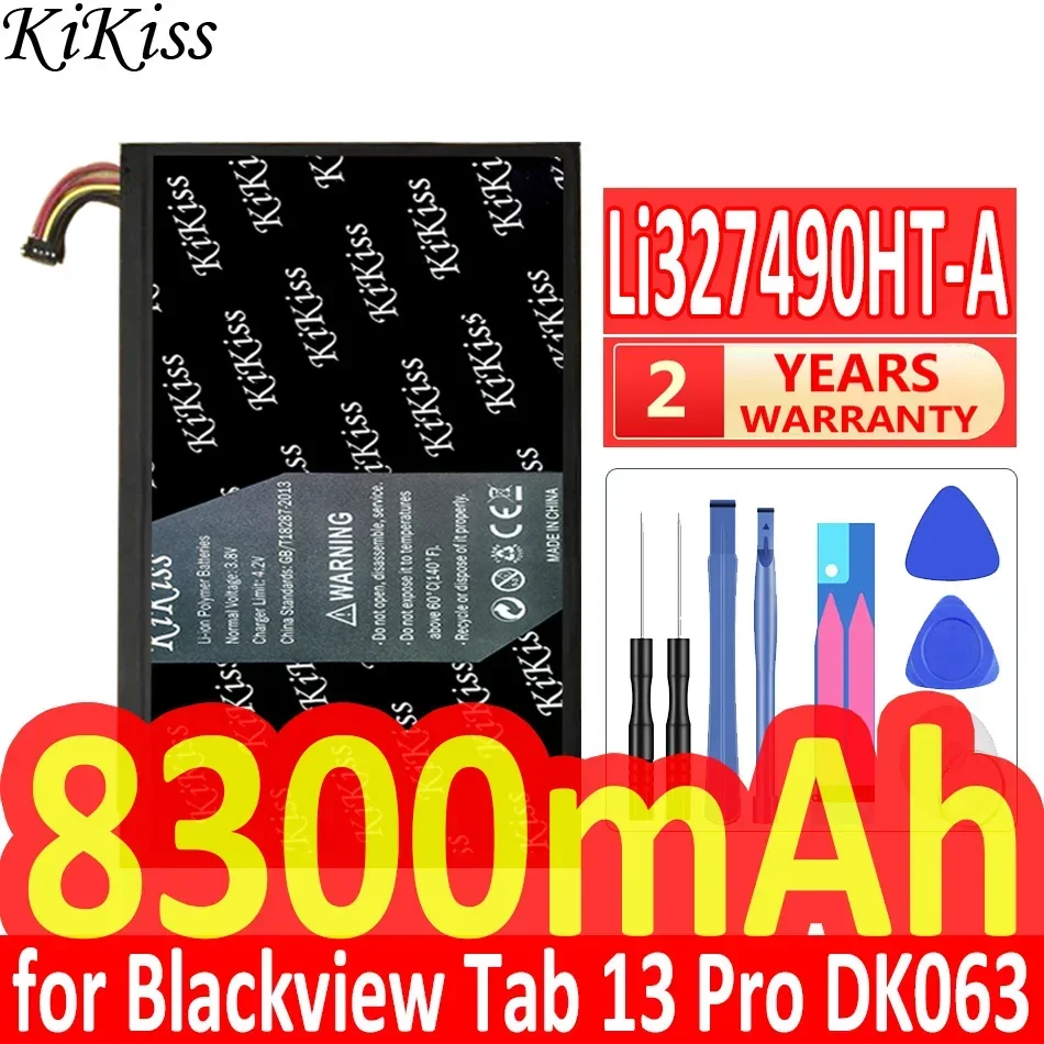 KiKiss Battery 8300mAh Li327490HT-A for Blackview Tab 13 Pro tab13 pro 13pro DK063 Laptop