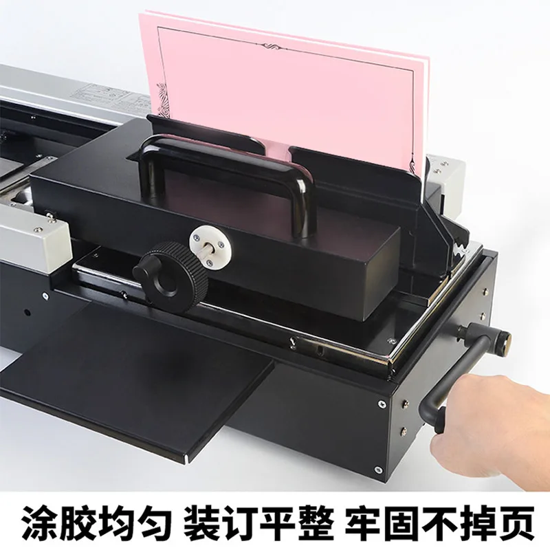 Desktop Wireless Hot Melt Adhesive Installation Machine ForWD-40A Contract File Tender Document Book Binding