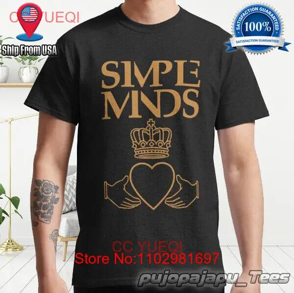 NEW Simple Minds Logo Essential American Funny Logo Men's TShirt SIZE S-5XL