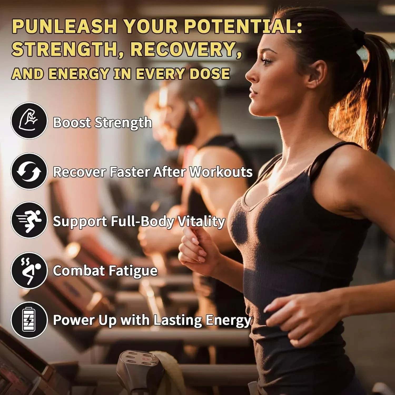 60Counts Himalayan Shilajit Gold Grade Gummies With Muscle Recovery Reduce Fatigue Supplement Improve Mood and Immune Health