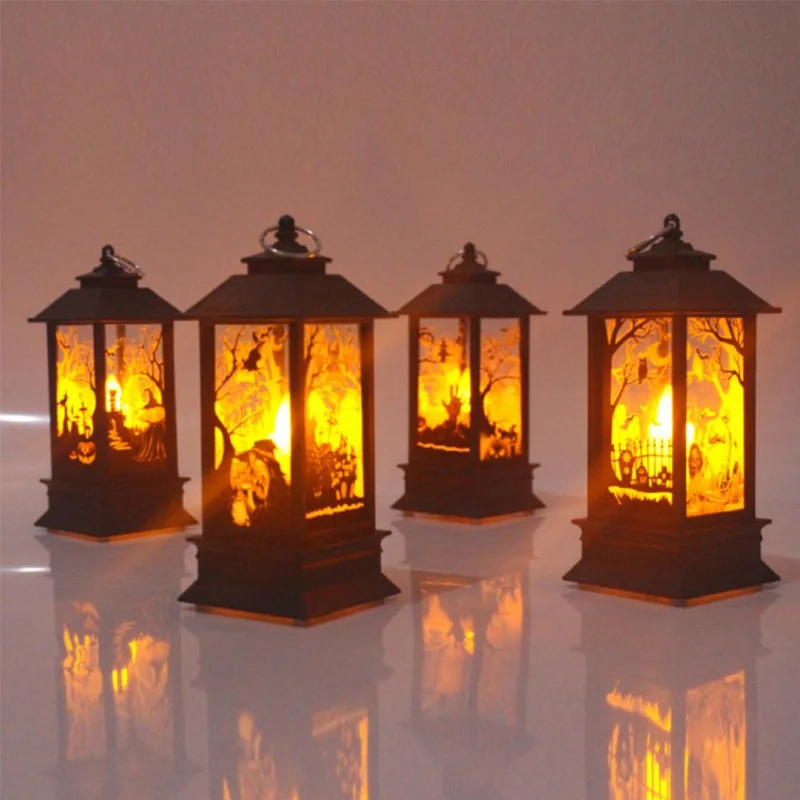 [G & G] BB Halloween house shape lantern lights