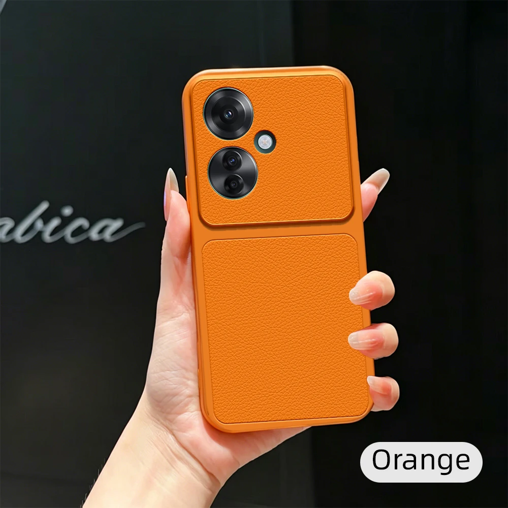 For OnePlus Nord N30 SE Phone Case OnePlus Nord N30 SE Case PU Lambskin Leather Frosted Shockproof protective shell Back Cover