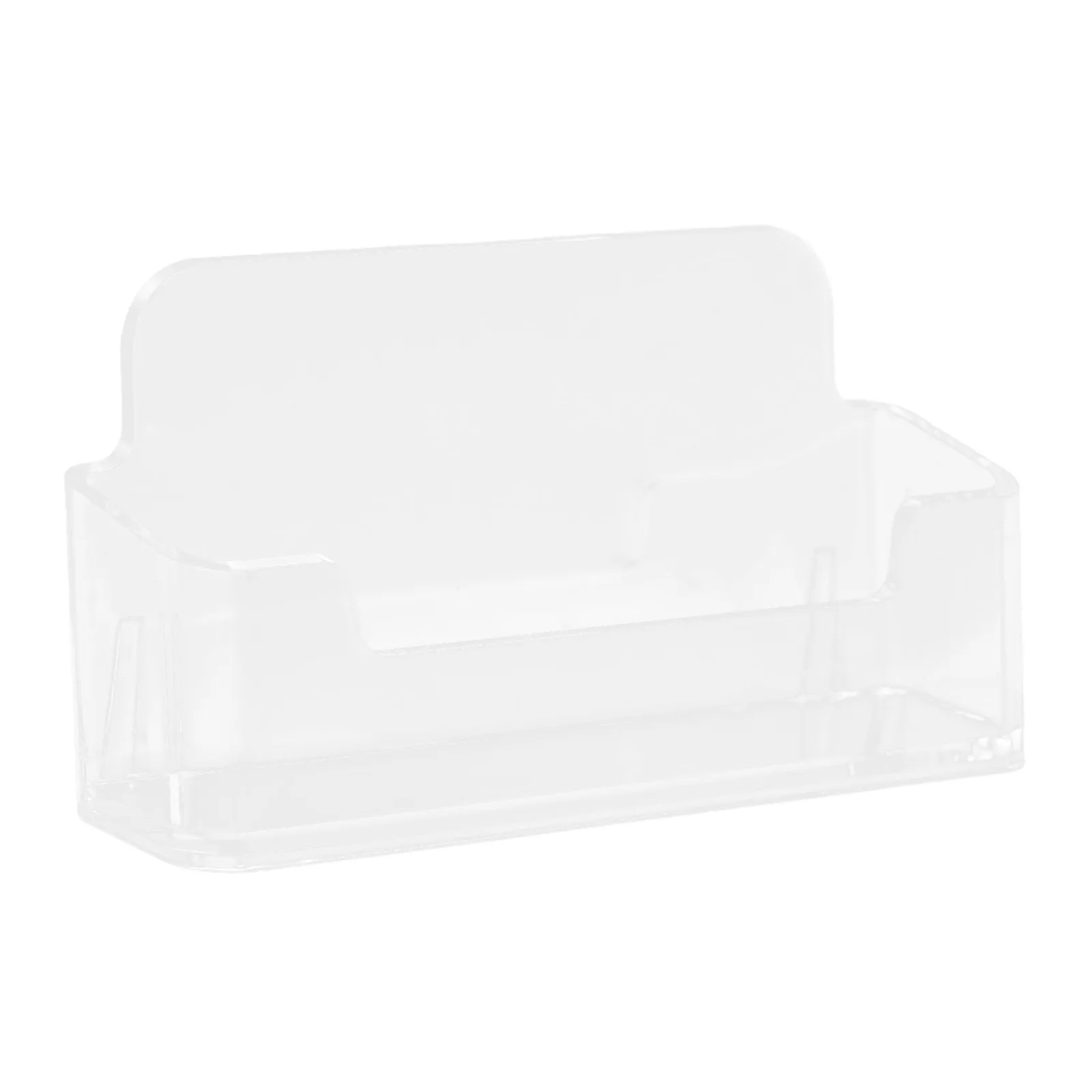 

4Pcs Transparent Acrylic Business Cards Storage Case Multifunctional Desktop Organizer for Office and Trade Shows