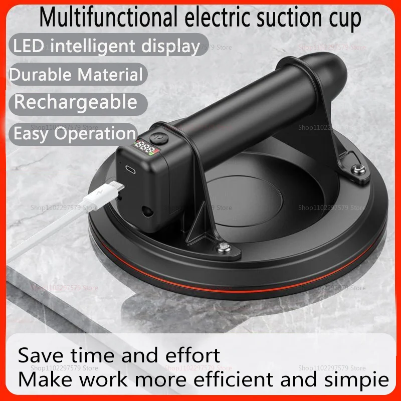 high-quality-8-inch-electric-vacuum-suction-cup-three-layers-of-rubber-heavy-lifting-tools-for-glass-ceramic-tile
