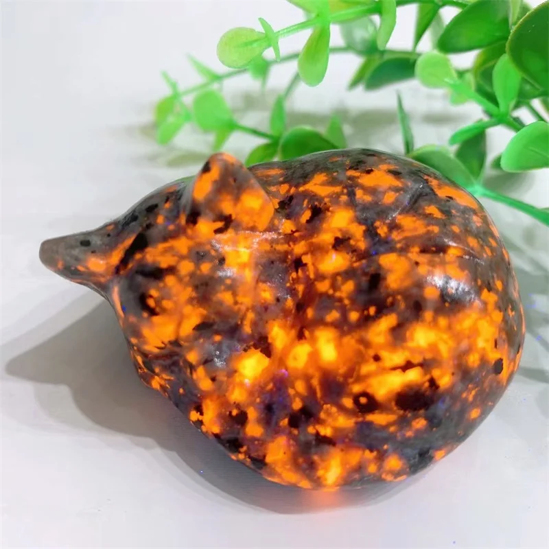 

Фигурка животного из натурального камня Yooperlite, 2,3 дюйма, 1 шт.