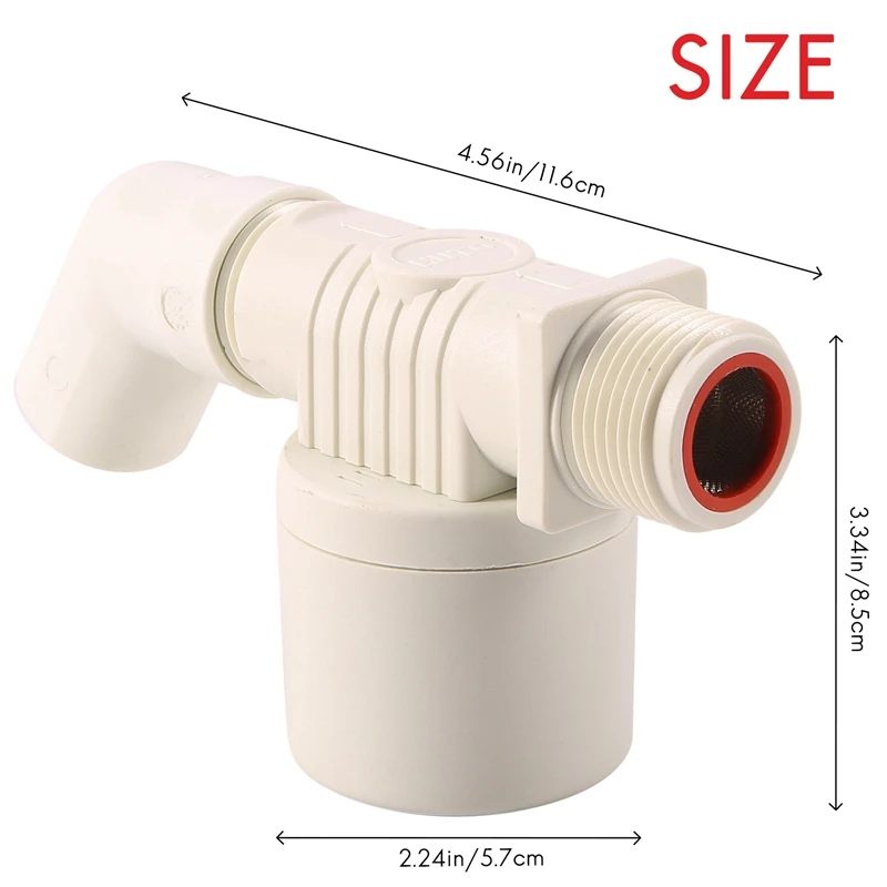 Válvula de esfera flutuante embutida válvula flutuante válvula de controle de nível de água para tanque de água solar