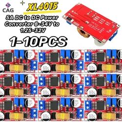 1/10pcs XL4015 5A DC to DC Power Converter 8-34V to 1.25-32V CC CV LED Driver Step Down Charging Board Lithium Charger Module