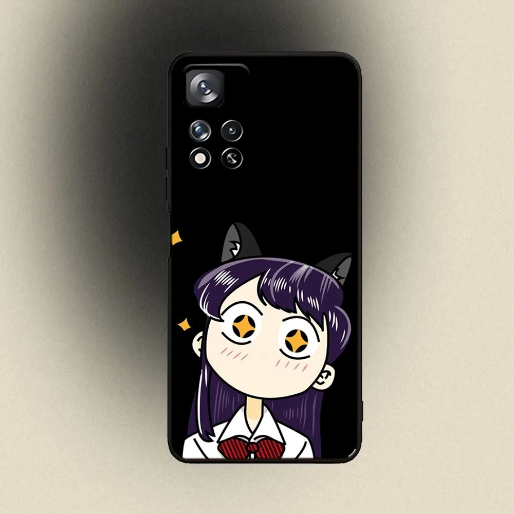 Anime K-Komi Shouko Phone Case For Samsung Galaxy A20,A21s,A22,A31,A32,A52,A53,A72,73,A80,A91 Soft Black Cover