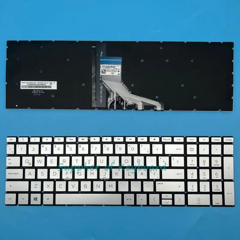 NEW Latin Spanish Keyboard For HP 15-gw0004la 15-gw0005la 15-gw0006la 15-gw0007la 15-gw0008la Black/Green/Silver