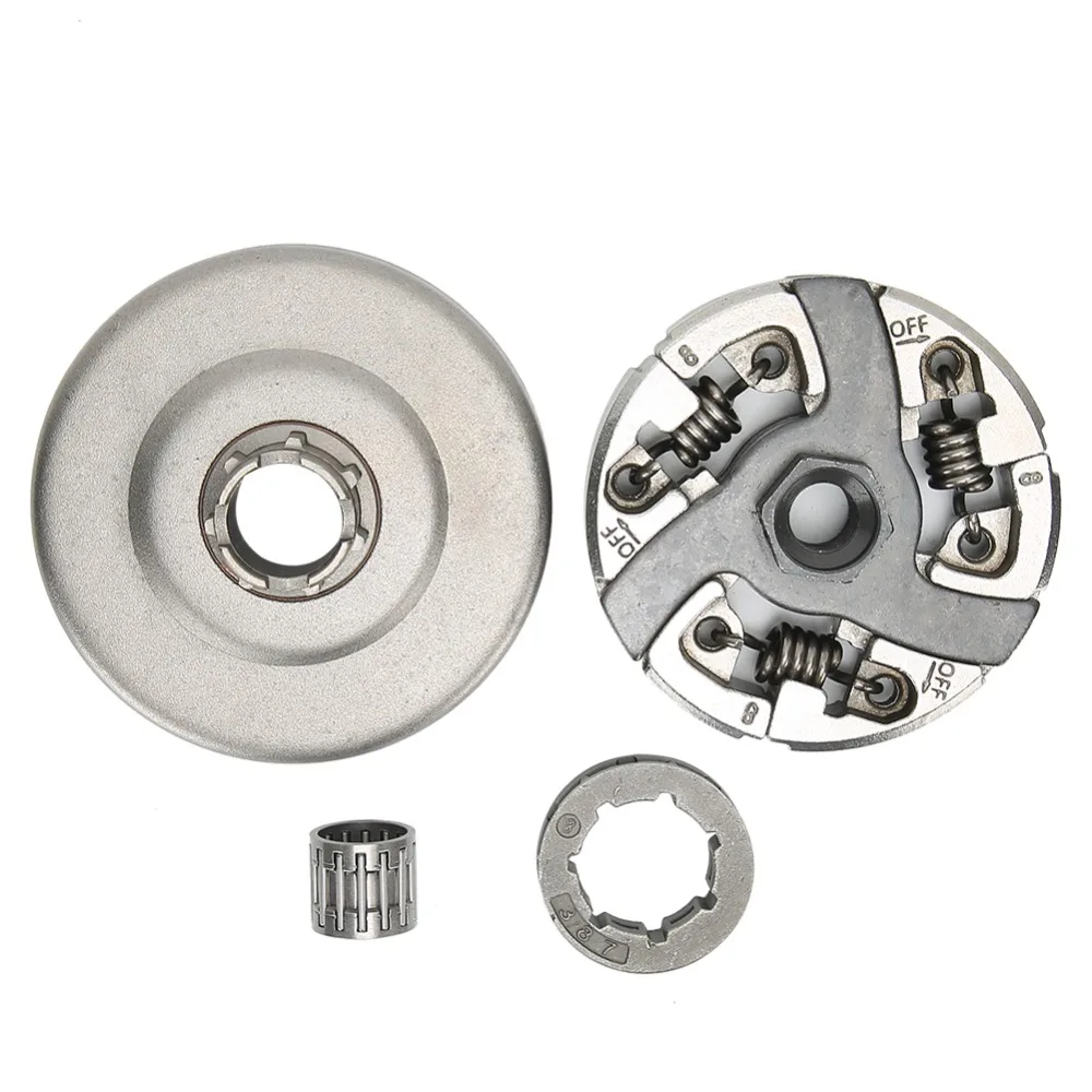 

Silver Electric Chainsaw Clutch Drum Sprocket Kit Compact Easy to Install Chain Saw Clutch Drum Sprocket Kit Cylindrical