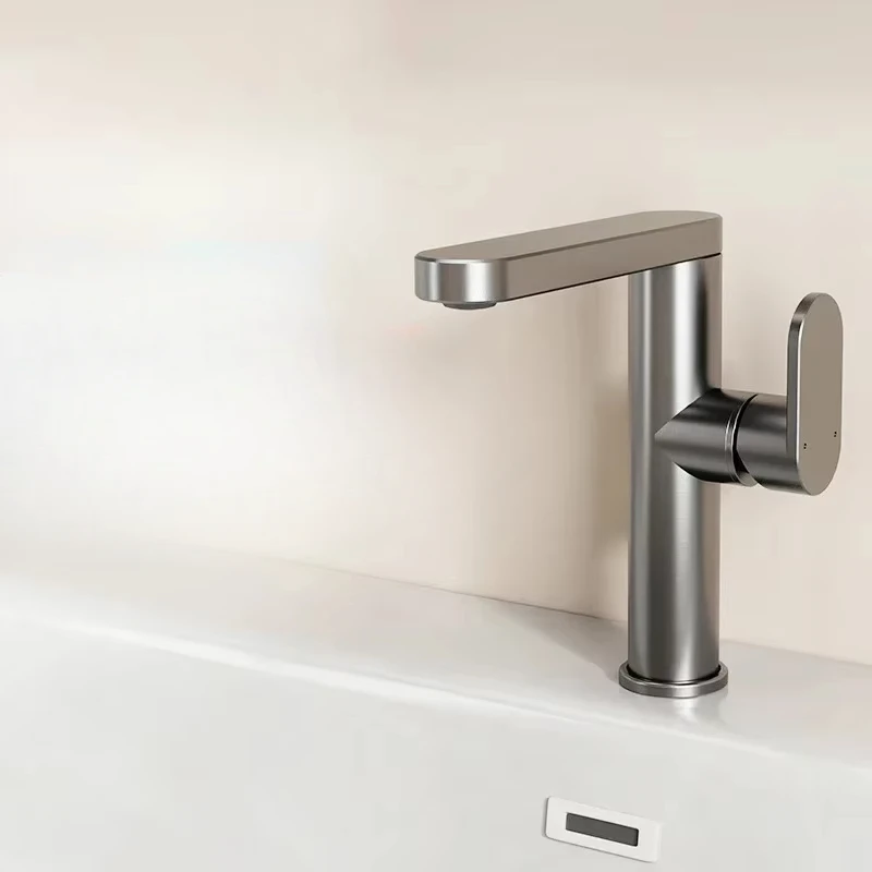 wash basin hot and cold faucet, bathroom high-quality wear-resistant and scratch-proof faucet, new space aluminum material