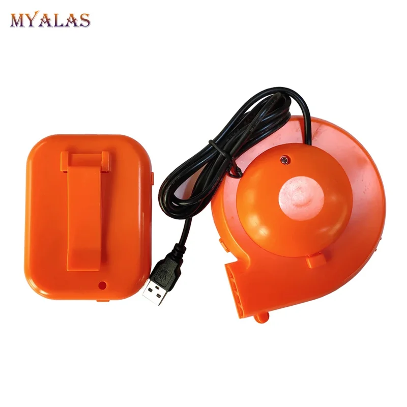 Air Pump and Battery Box Inflatable Costumes Common Small Blower Fan for Inflatable Costumes Need 4pcs No.#5 Battery USB Port MS