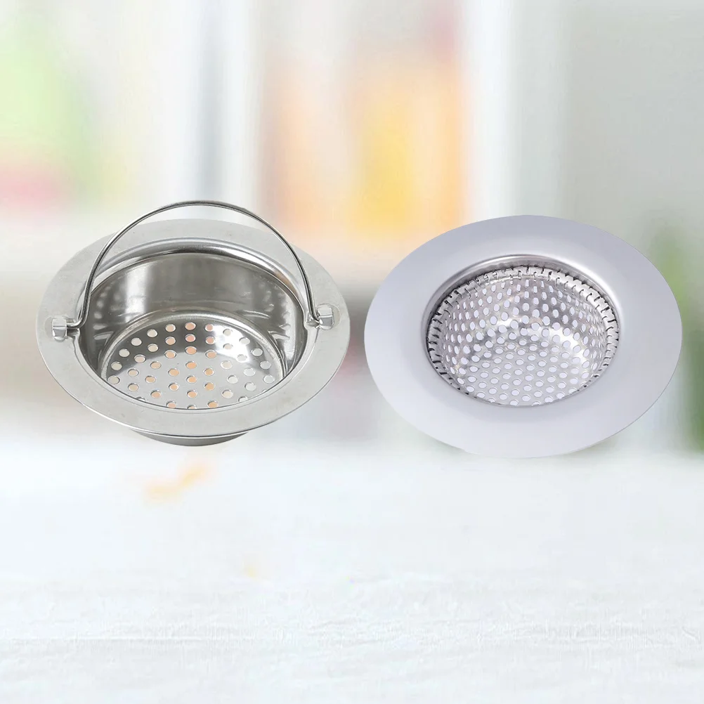 قطعتان من أغطية مرشح قابس المياه مصفاة تصريف حوض شديدة التحمل للمنزل والحمام والمطبخ ومحلول مضاد للانسداد