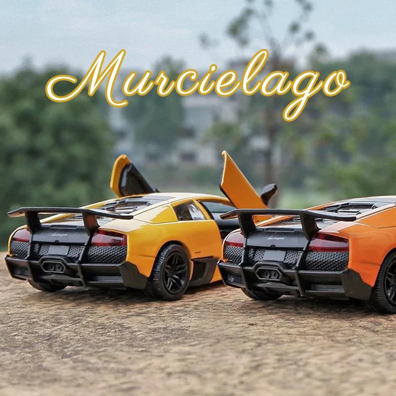 1:36 Escala Lamborghini Murcielago Liga Carro Modelo Diecast Carro Brinquedos para Meninos Presente de Aniversário Crianças Brinquedos...