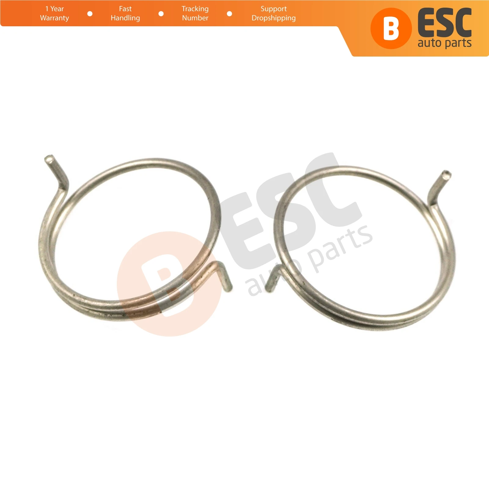 ESC EDP575 2 Pieces Door Lock Actuator Repair Springs Right Left A1637302335 for Mercedes ML W163 1997-2005 Diameter: 18.8 mm