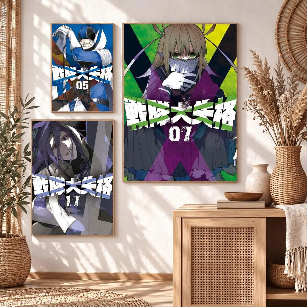 anime Go! Go! Loser Ranger! Poster Poster HD Printing Cozy Warm Style Home Decor Suitable for Living Room Bedroom Gift