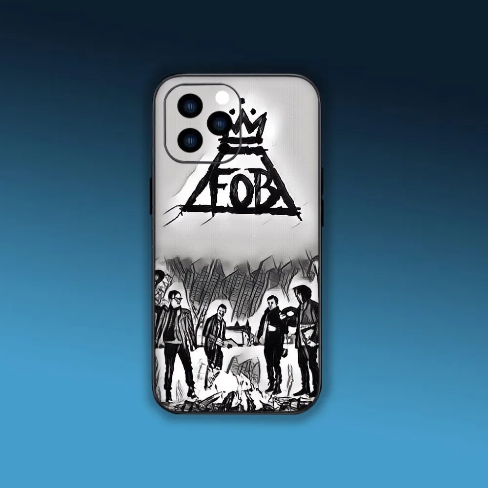 Rock Band Fall Out Boy Phone Case For Xiaomi 12 11 Pro K40Pro Redmi Note7 8 9 Black Shell