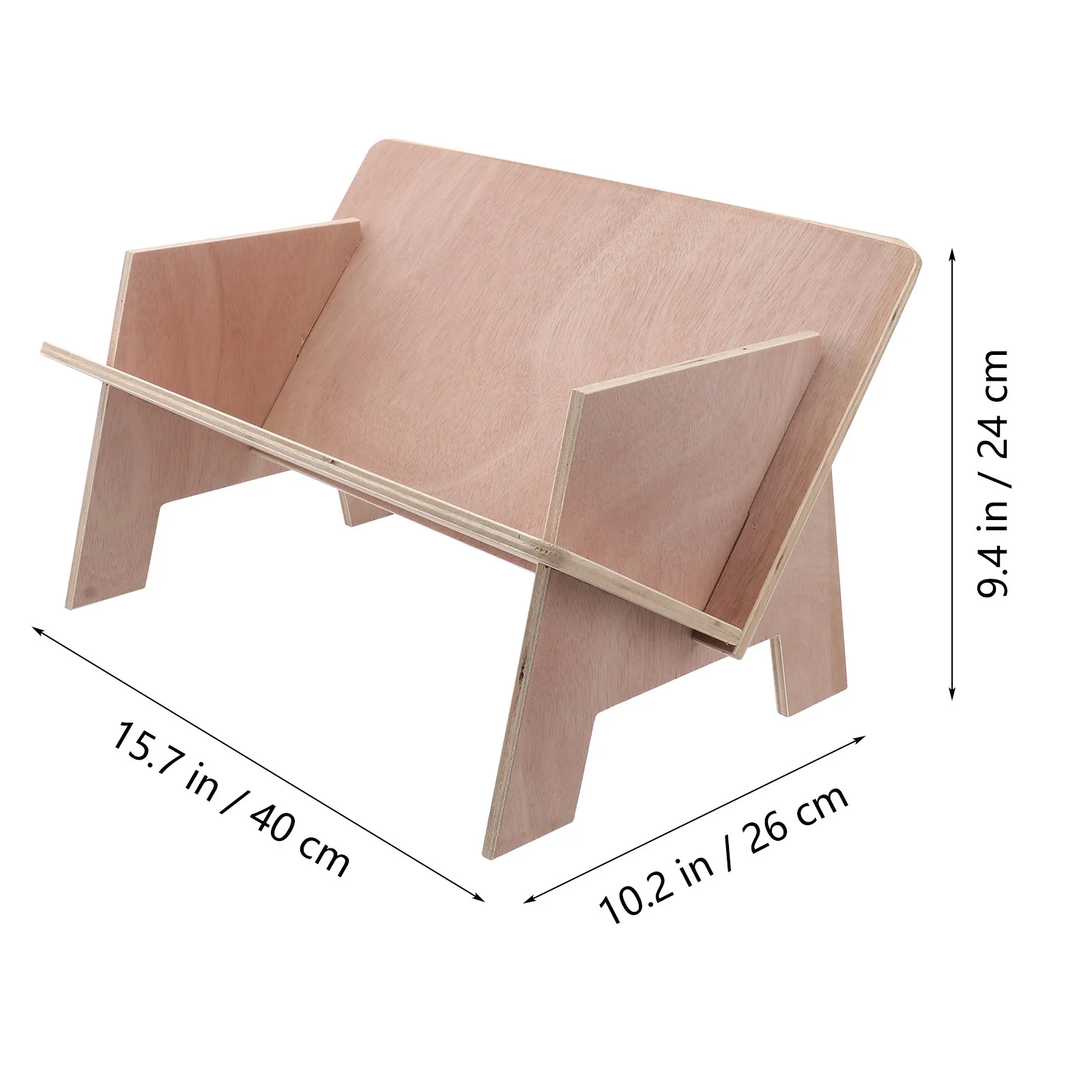 1Pcs Simple Wooden Bookshelf Mini Assembled Desktop Storage Rack Office Document File Organizer Compact Book Rack Log Color